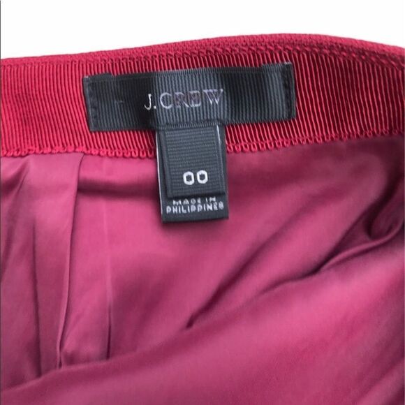 J. Crew Wine Midi Skirt - Picture 8 of 9